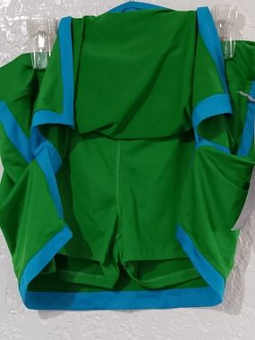 Women's Green Skort with Blue Trim — Active Stretch Fit U.S. Polo Assn. XL